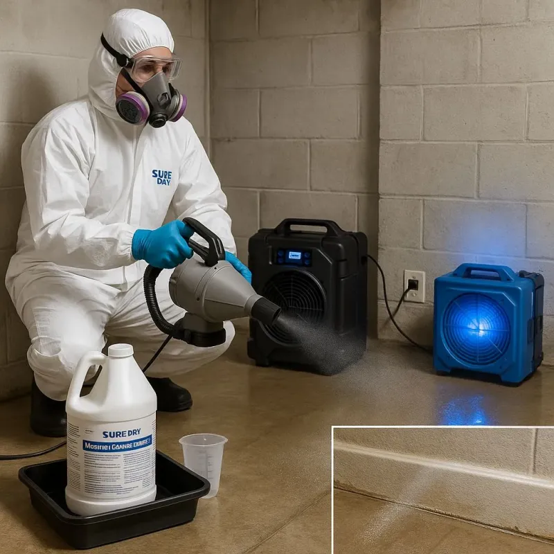 Sanitization and Odor Removal process in Foster, RI