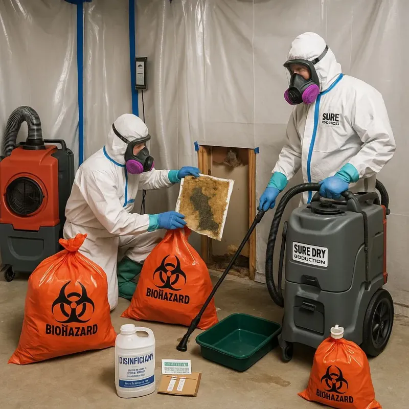 Contaminated Water Handling Protocols process in Foster, RI