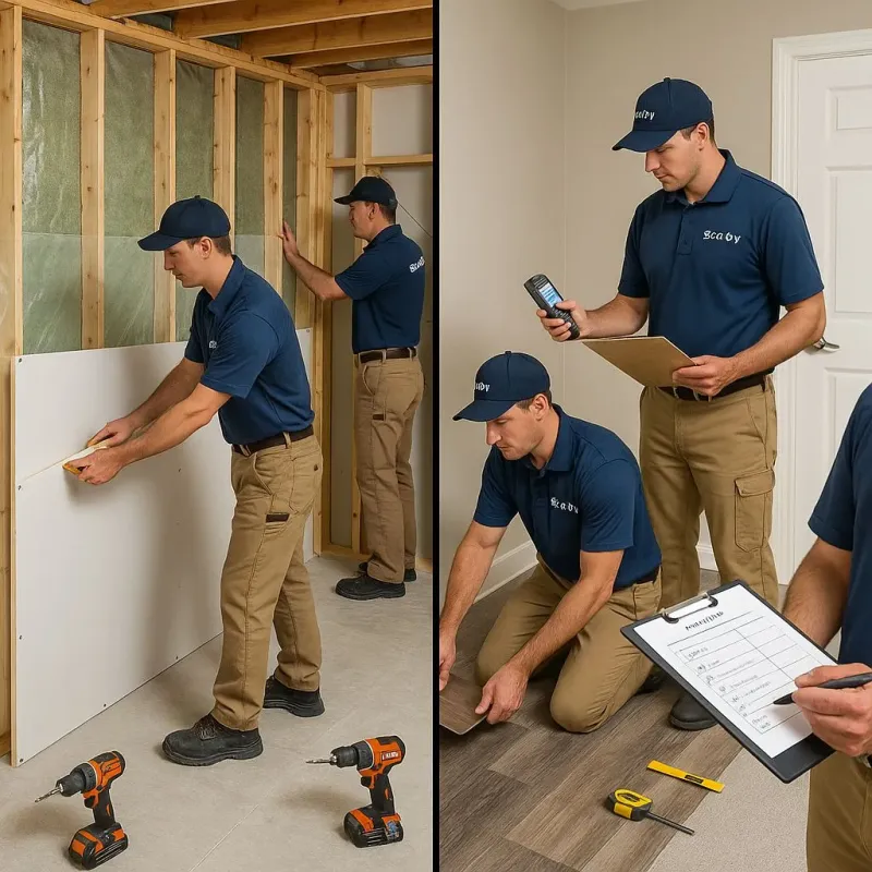 Repairs and Reconstruction process in Foster, RI
